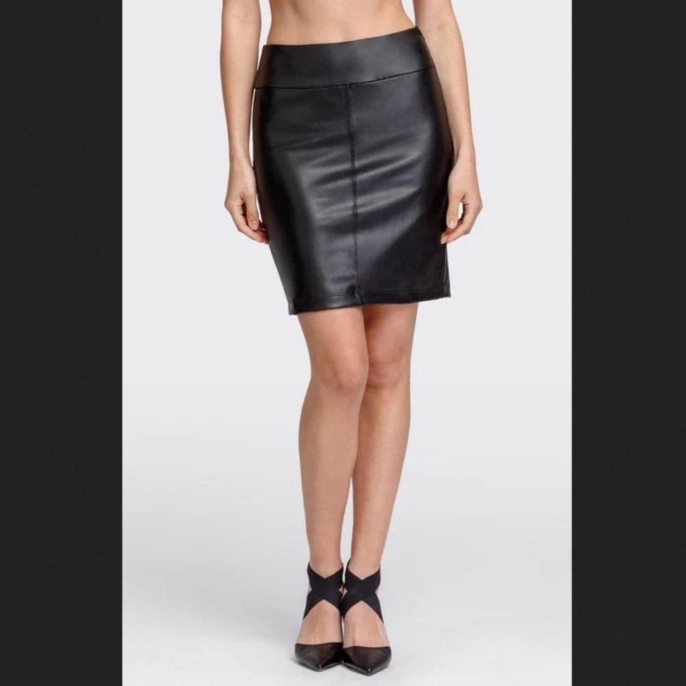 Tail Vegan Leather Black Pencil Skirt, Small, NWT